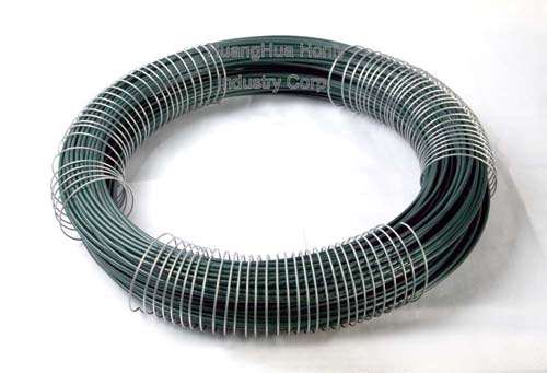 PVC-Coated Iron Wire With Spring Coils